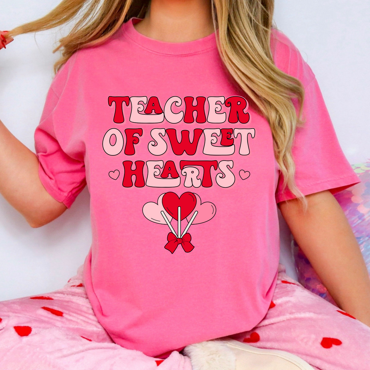 Teacher of Sweet Hearts Full Color DTF Transfer