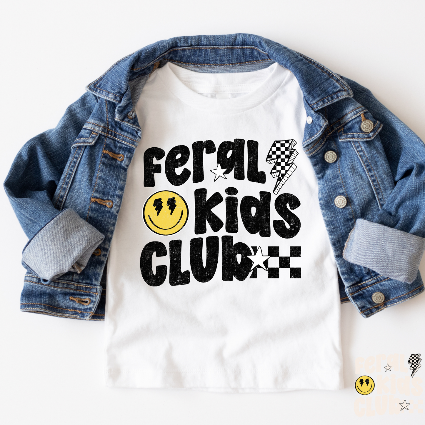 Feral Kids Club Full Color DTF Transfer