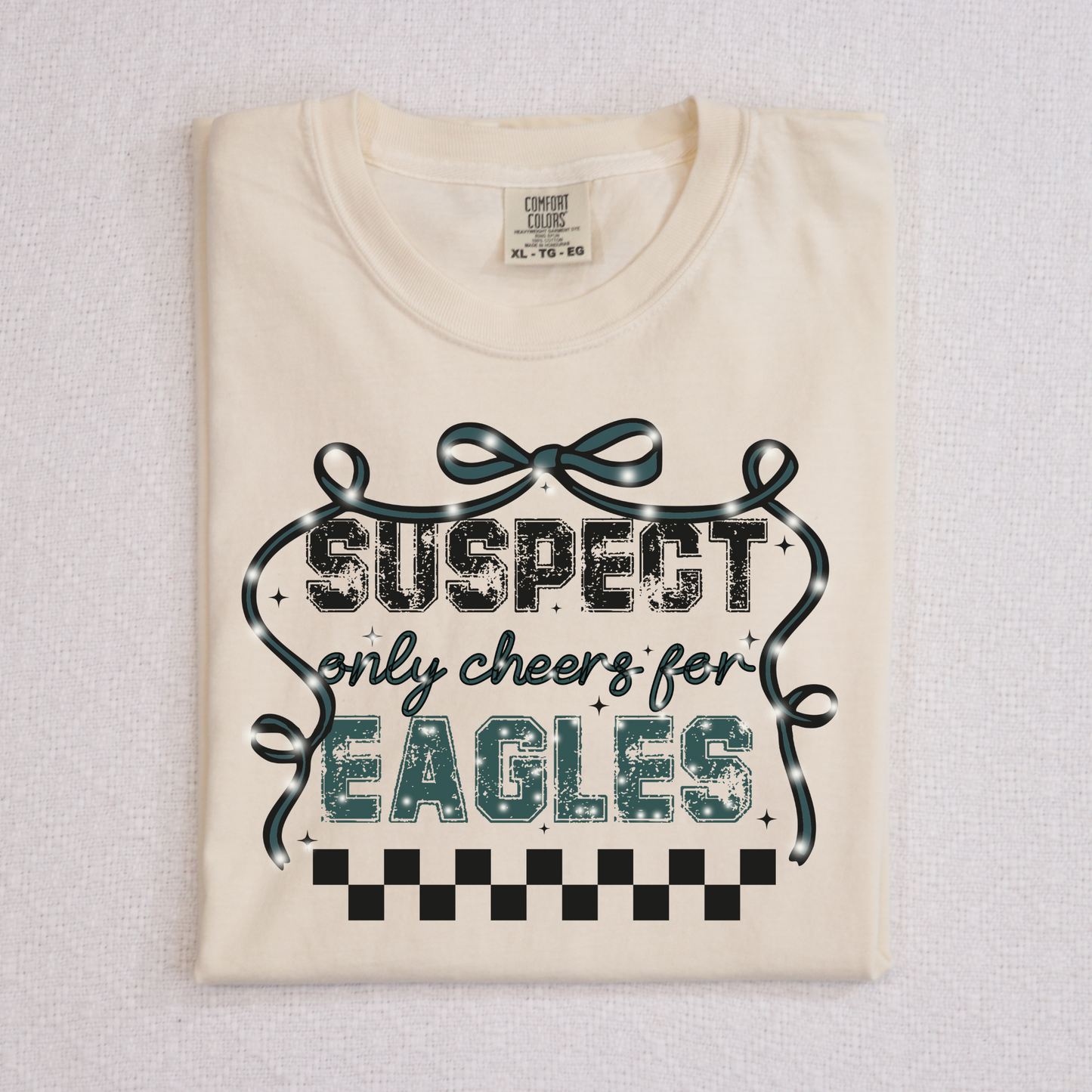 Suspect Only Cheers For Eagles Full Color DTF Transfer