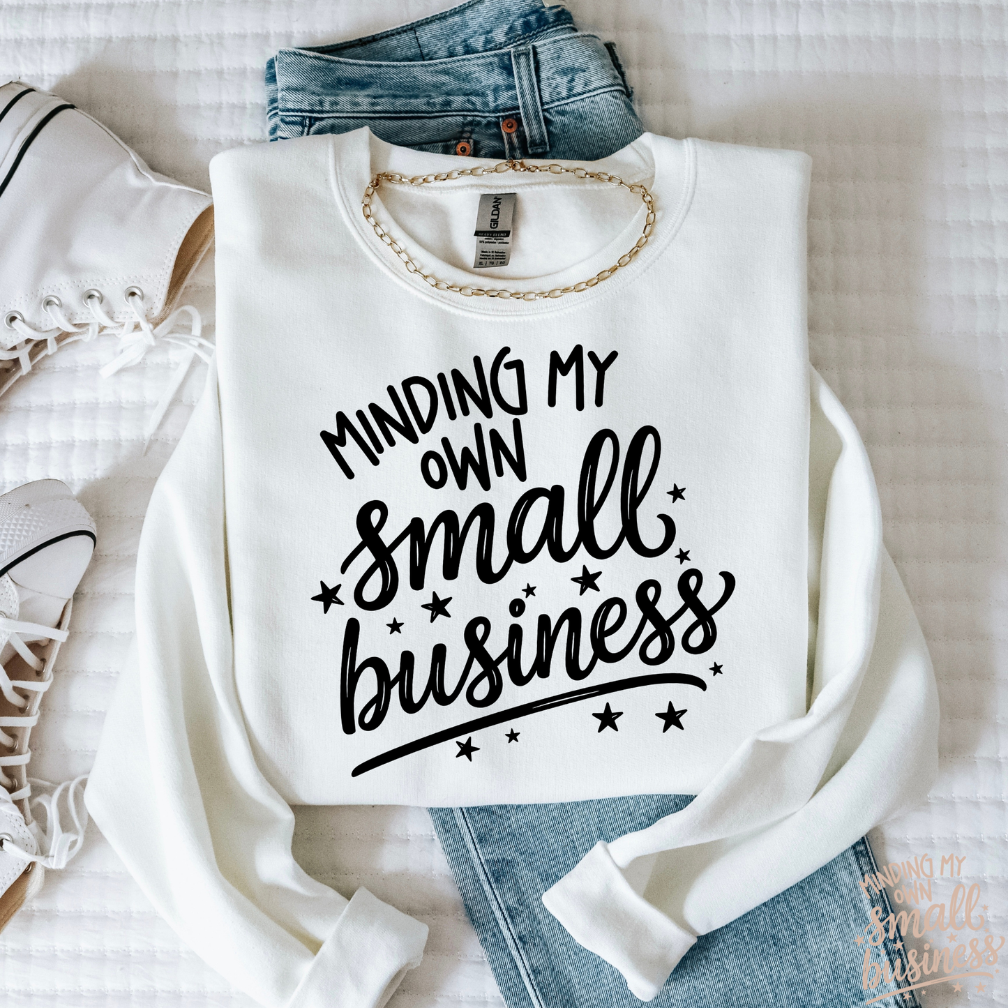 Minding My Own Small Business Full Color DTF Transfer