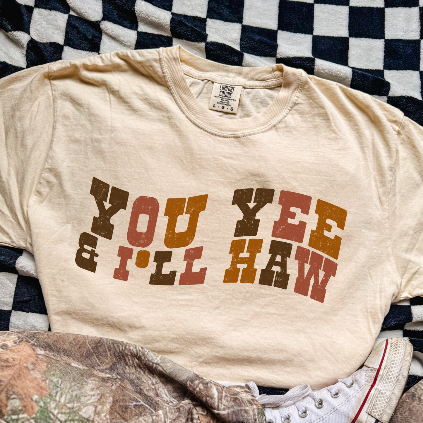 You Yee & I'll Haw Full Color DTF Transfer