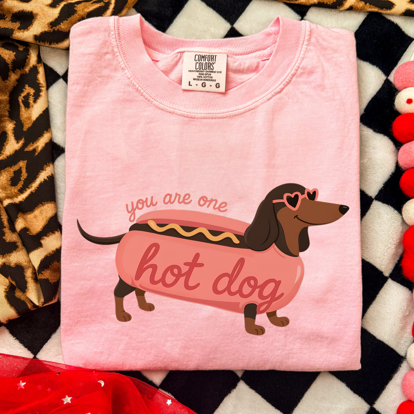 You Are One Hot Dog (Daschund) Full Color DTF Transfer