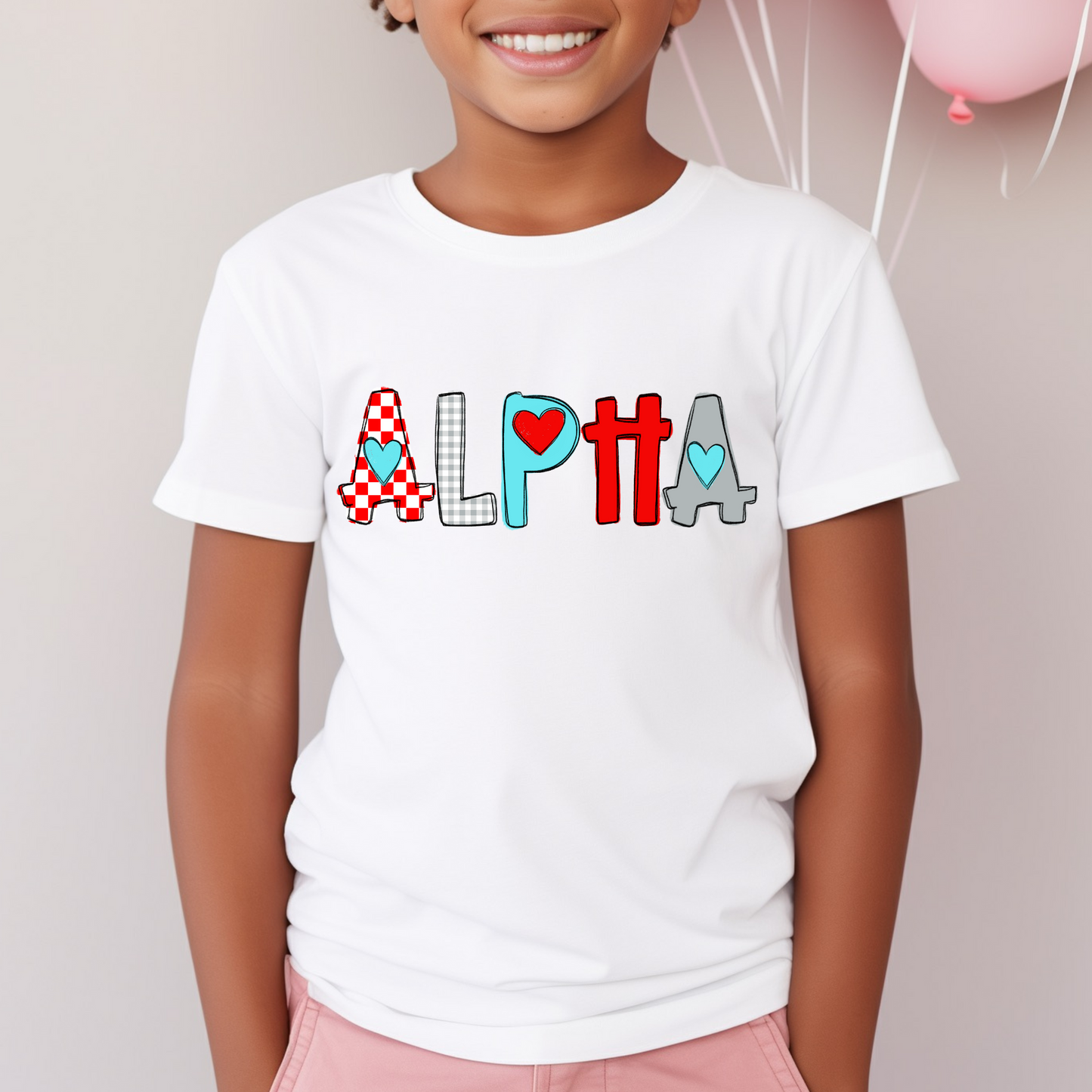 Heart Breaker Alpha Full Color DTF Transfer