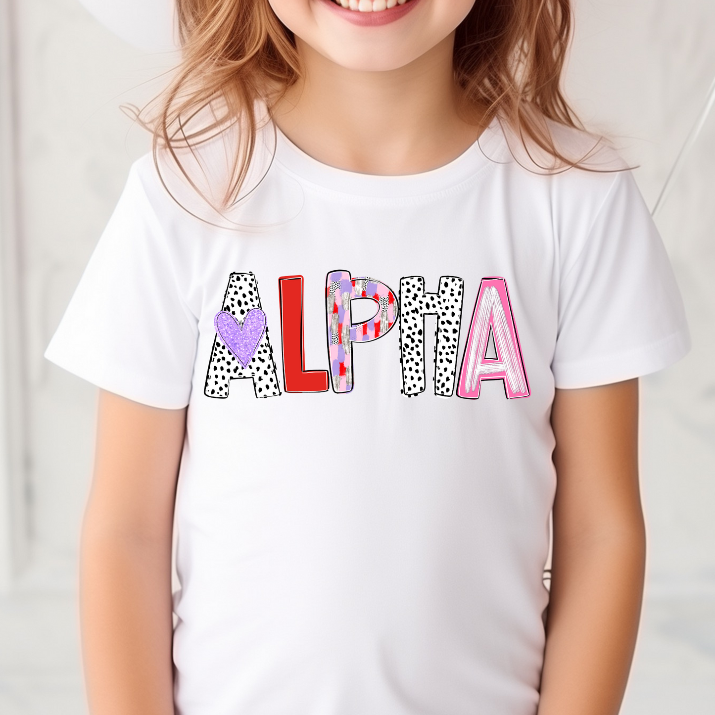 Valentine's Poppy Alpha Full Color DTF Transfer
