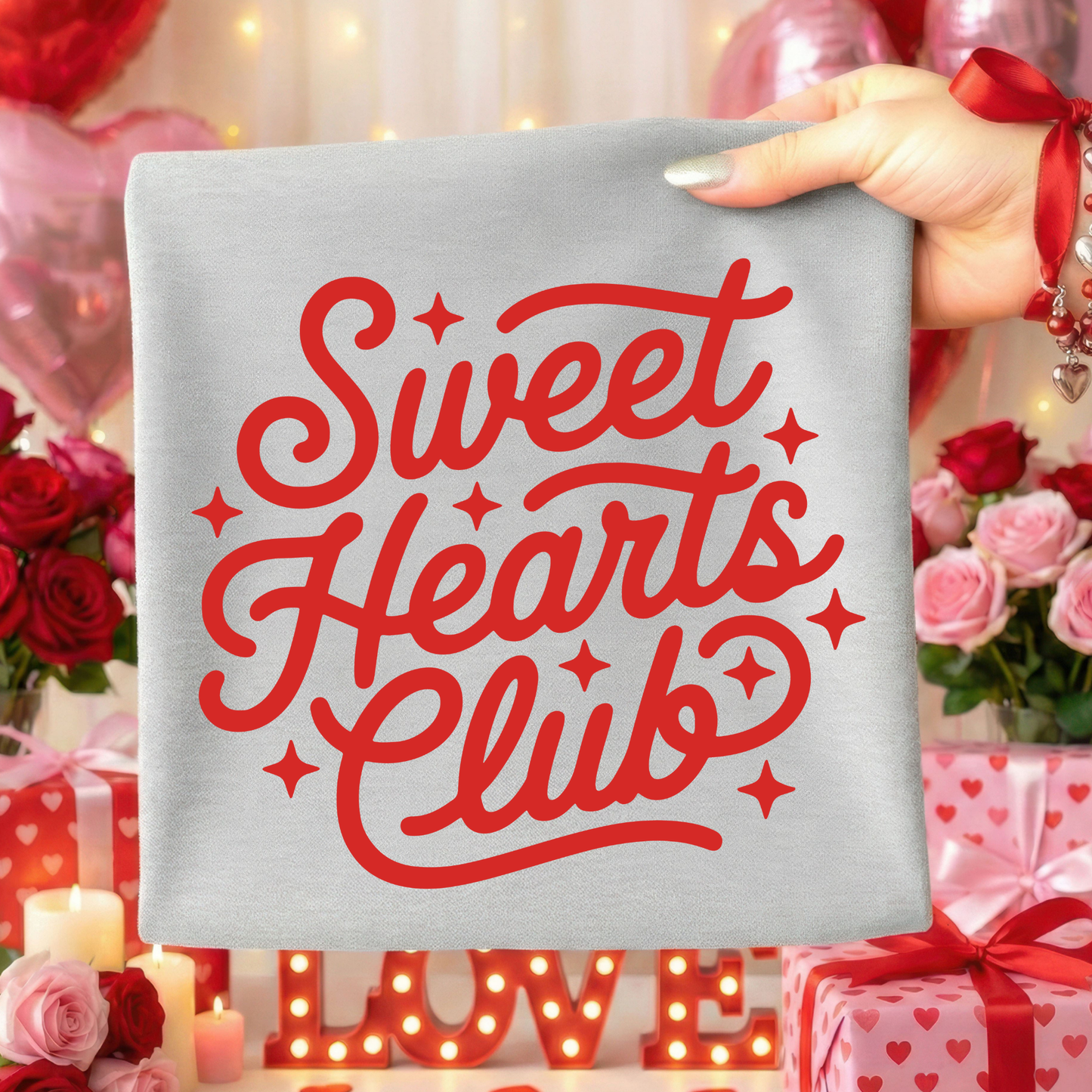 Sweethearts Club Full Color DTF Transfer
