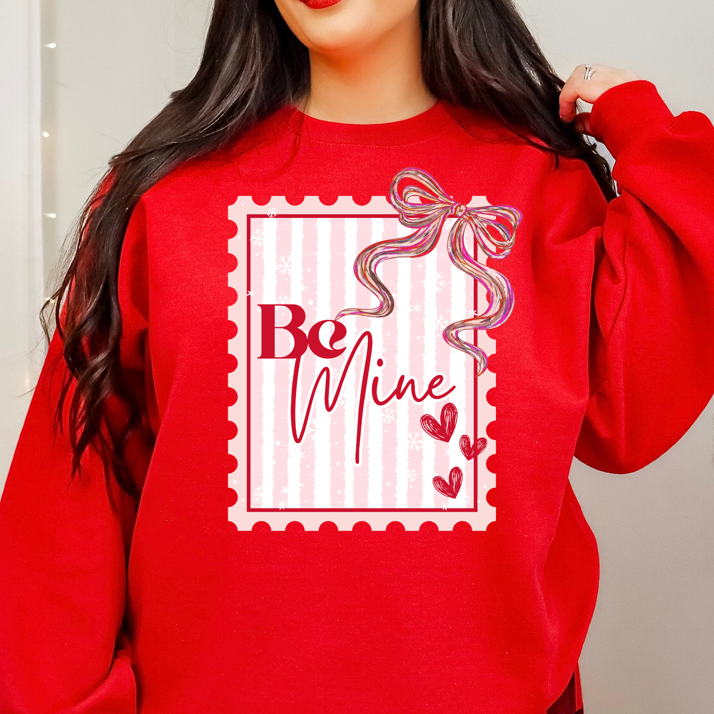 Be Mine Stamp Full Color DTF Transfer