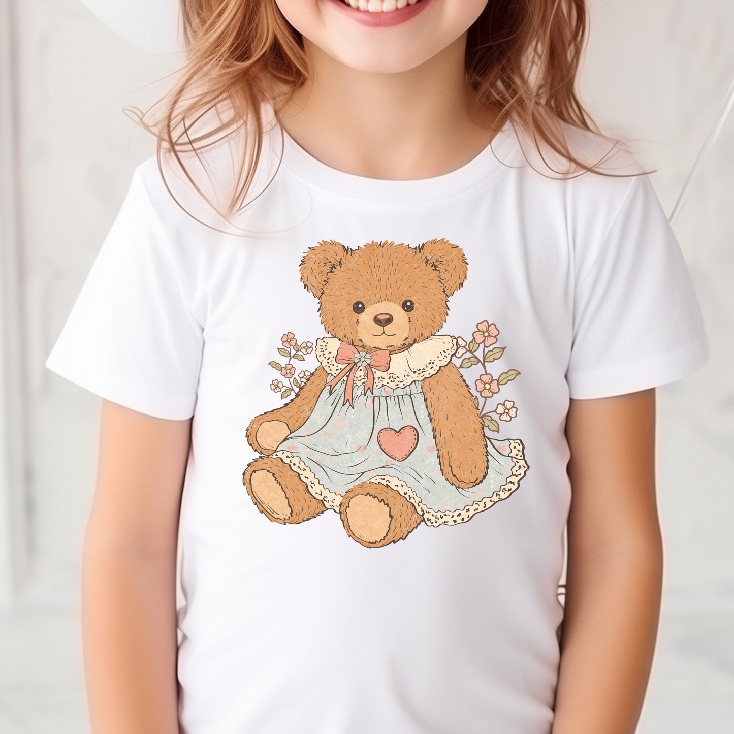 Teddy Bear Full Color DTF Transfer
