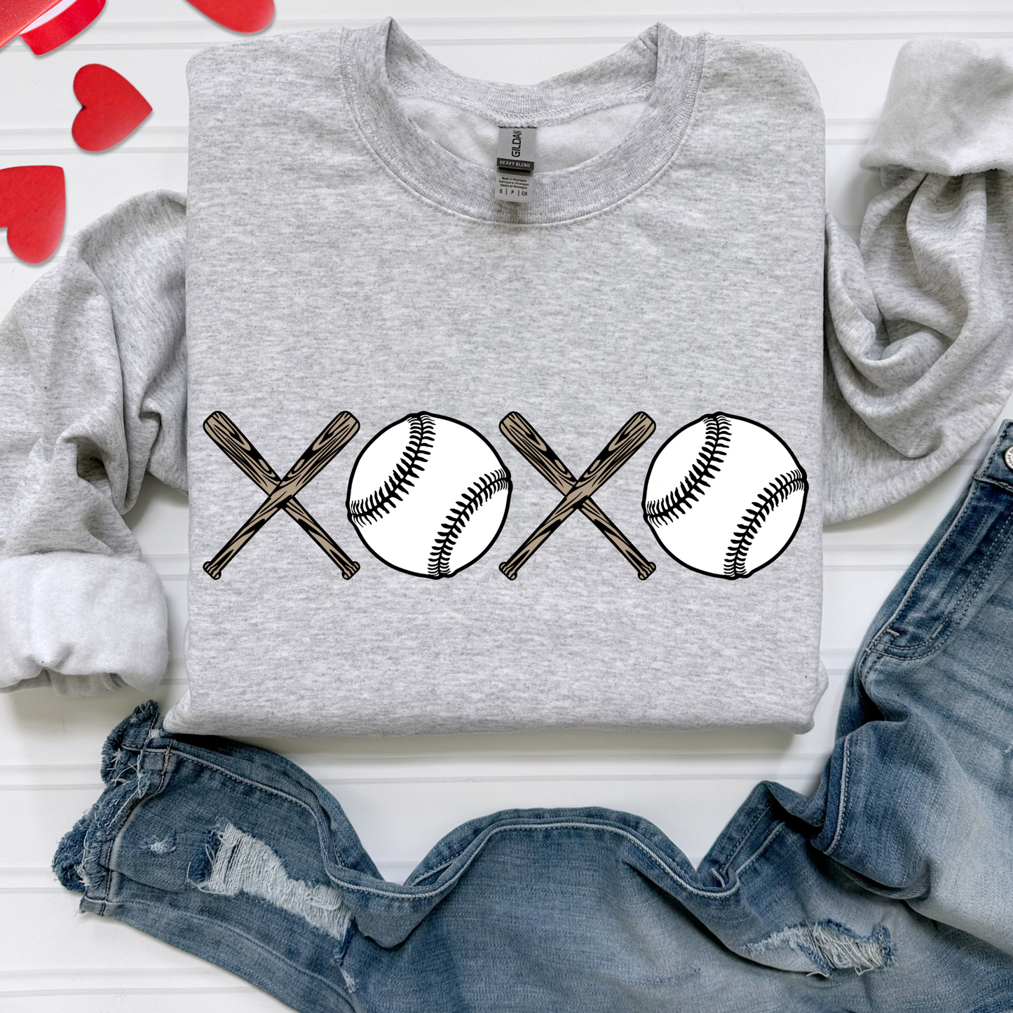 XOXO (Baseball Theme) Full Color DTF Transfer