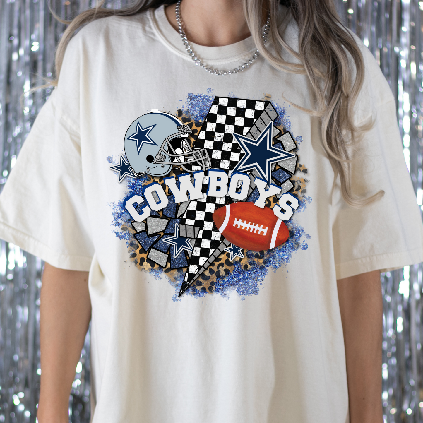 Cowboys Collage Full Color DTF Transfer