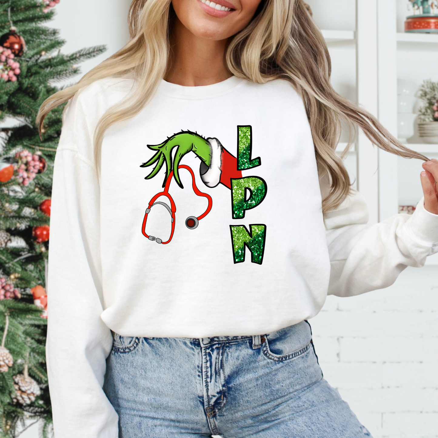 LPN Grinch Full Color DTF Transfer