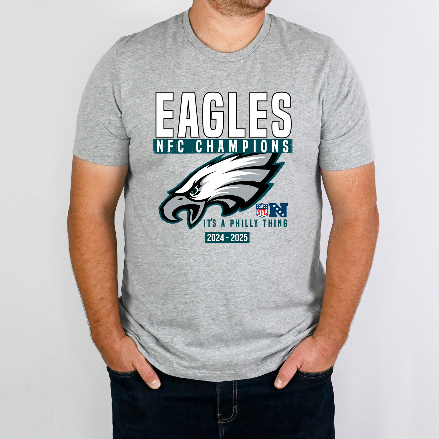 Eagles NFC Champions 2024-2025 Full Color DTF Transfer