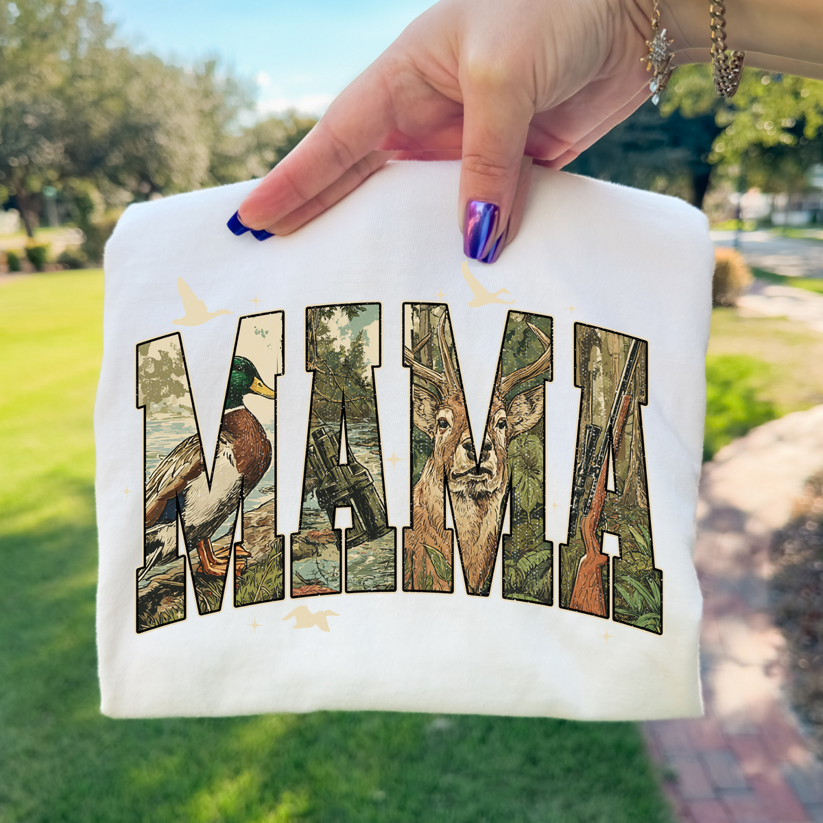 Mama (Duck/Deer) Full Color DTF Transfer
