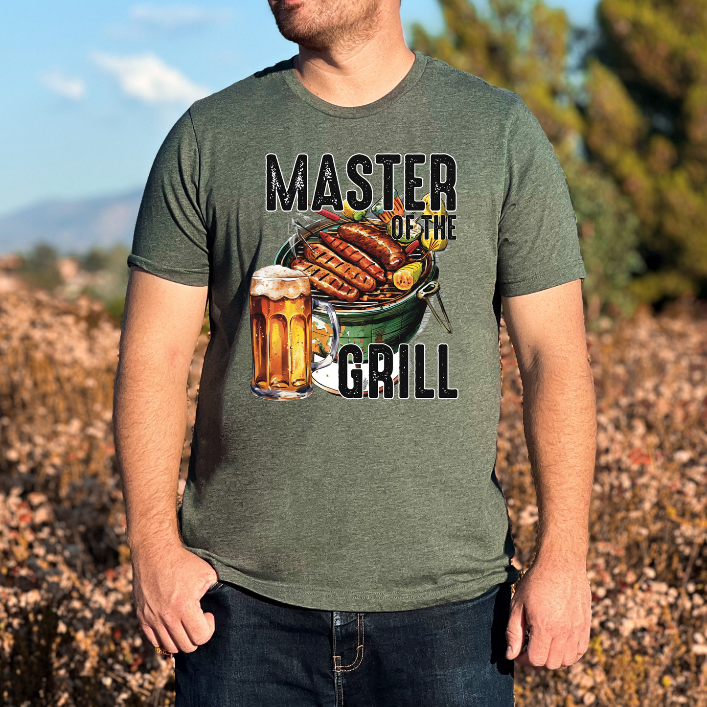 Master of The Grill Full Color DTF Transfer