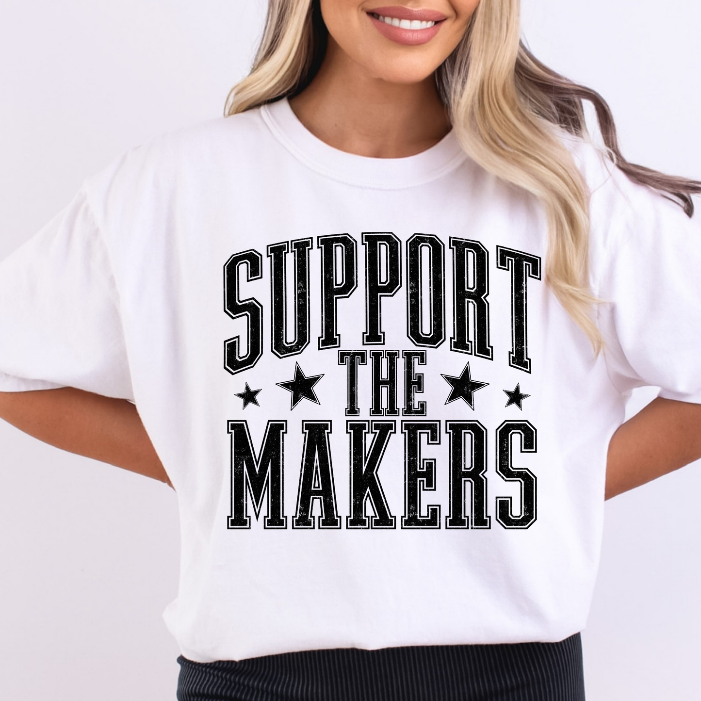 Support The Makers Full Color DTF Transfer