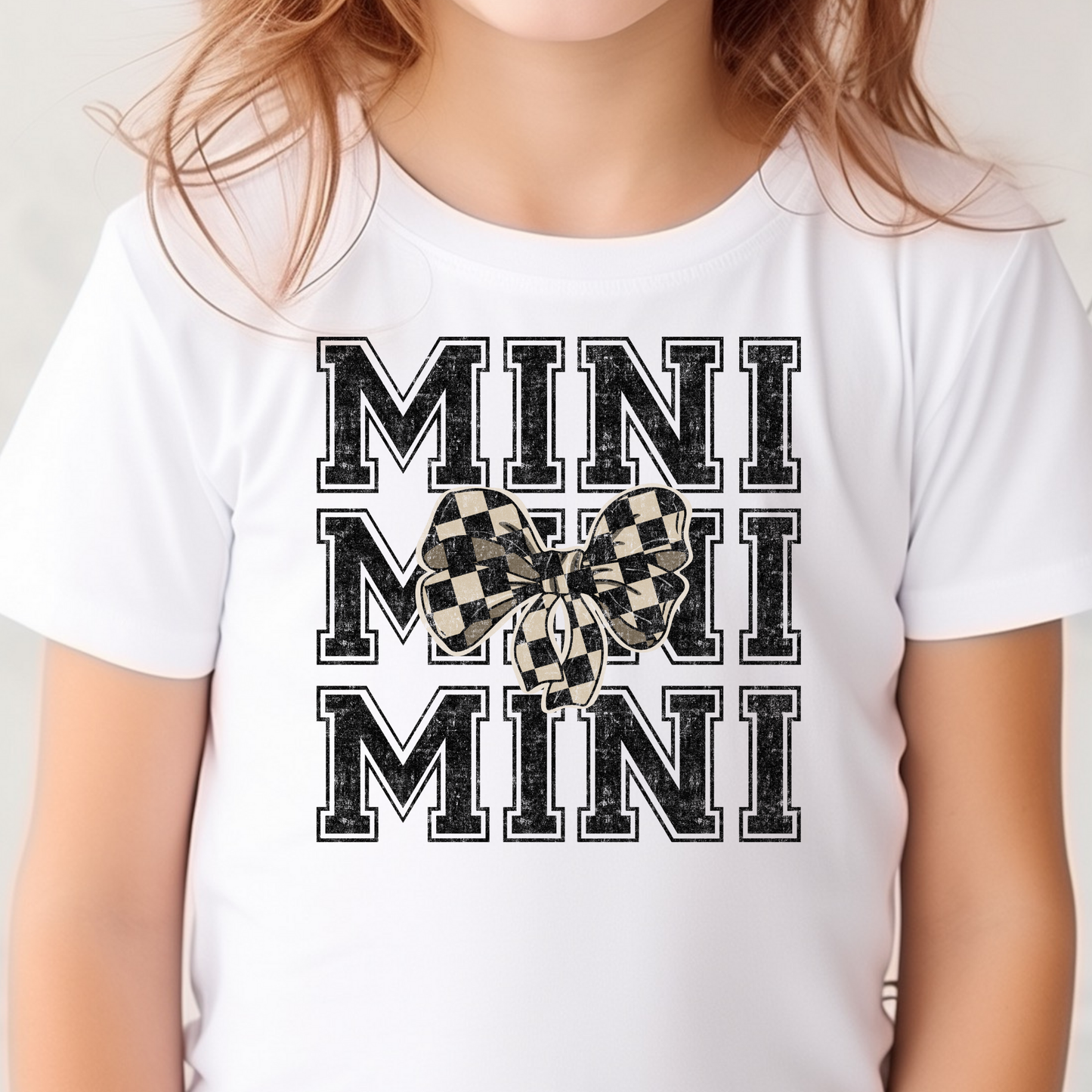 Mini (Repeat) Checkered Bow Full Color DTF Transfer