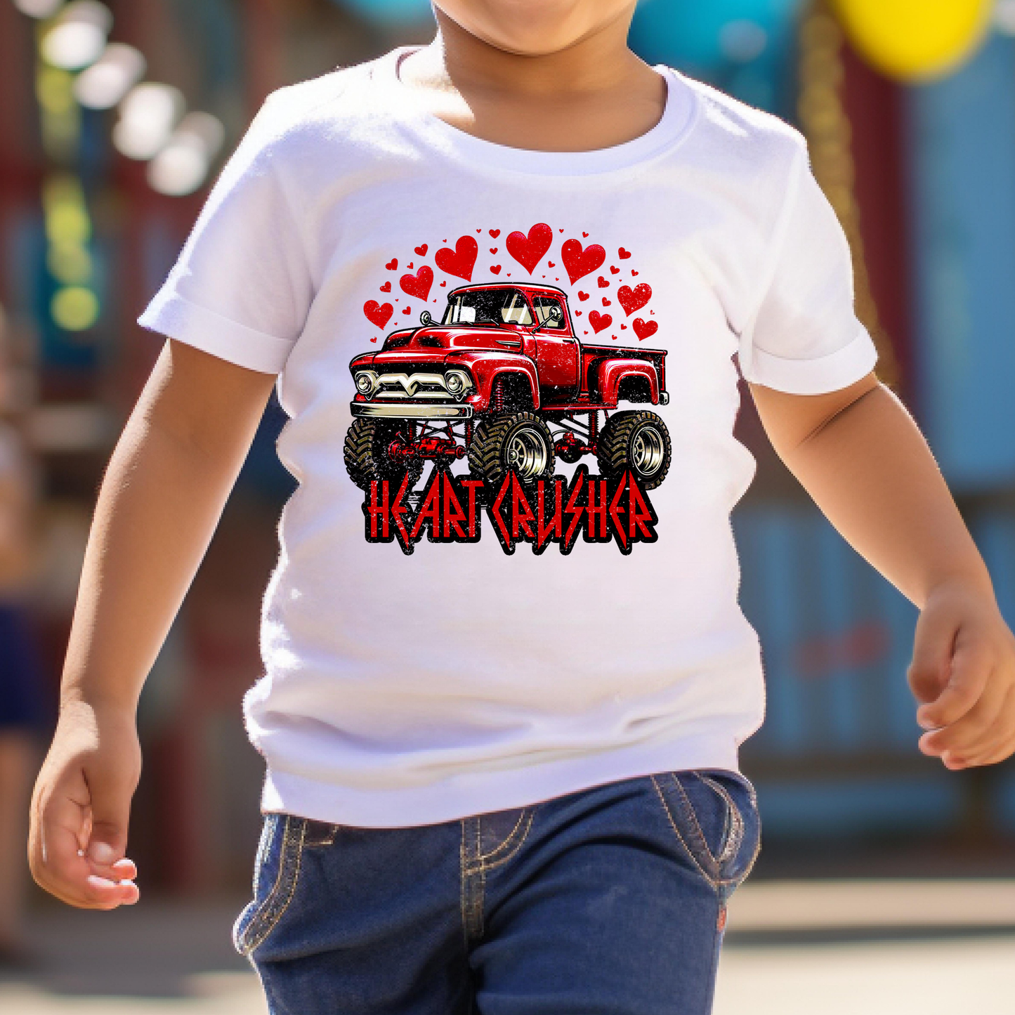 Heart Crusher (Monster Truck) Full Color DTF Transfer