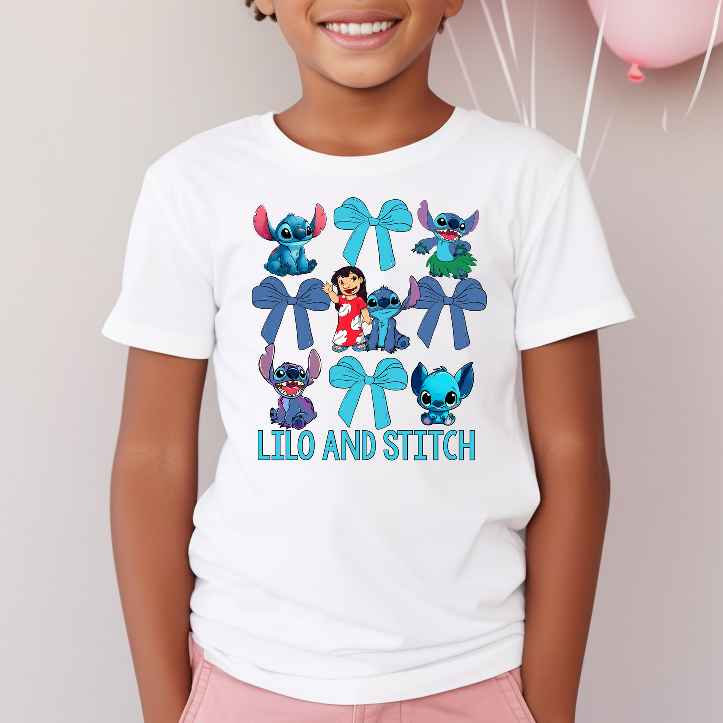 Lilo and Stich Icons Full Color DTF Transfer