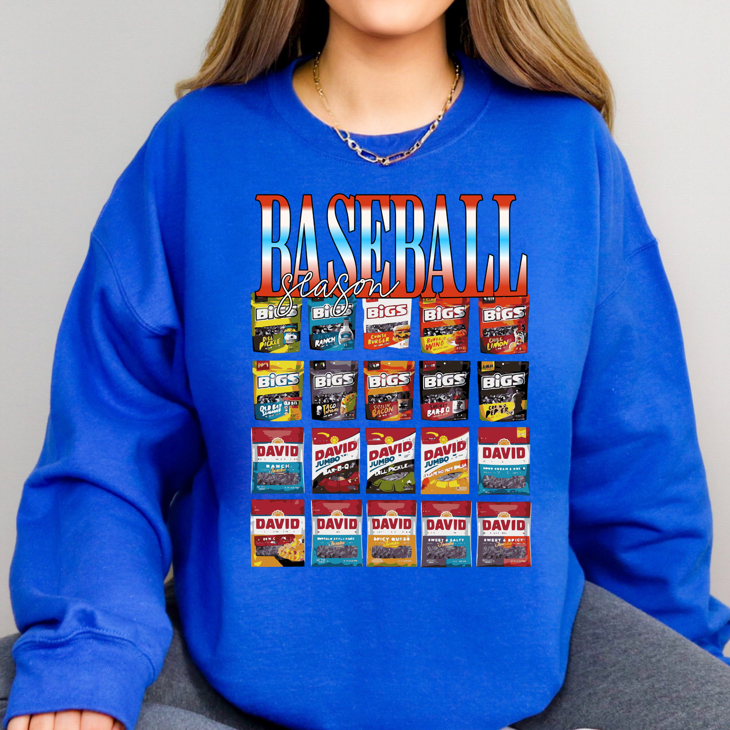 Baseball Sunflower Seeds Full Color DTF Transfer