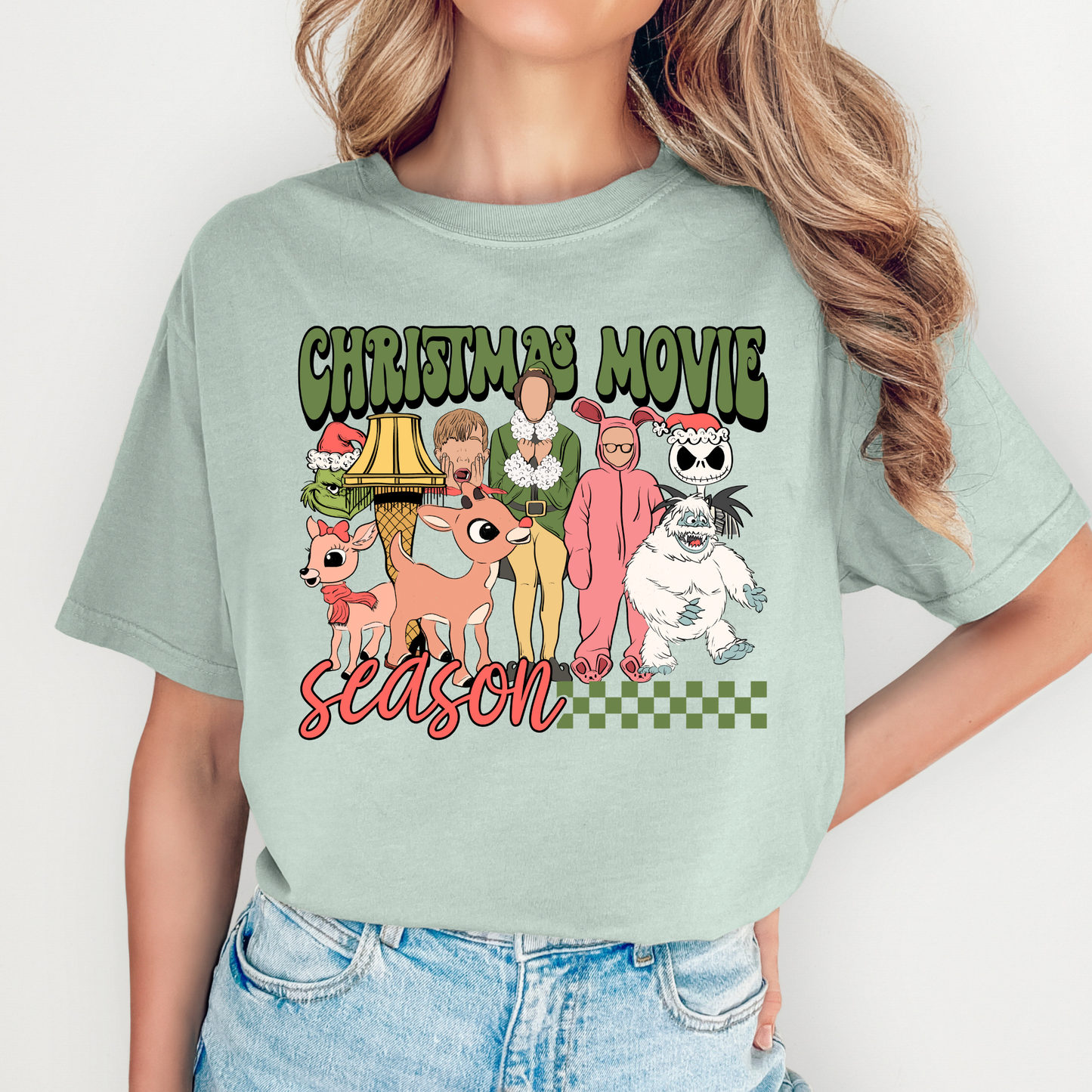 Christmas Movie Season Full Color DTF Transfer