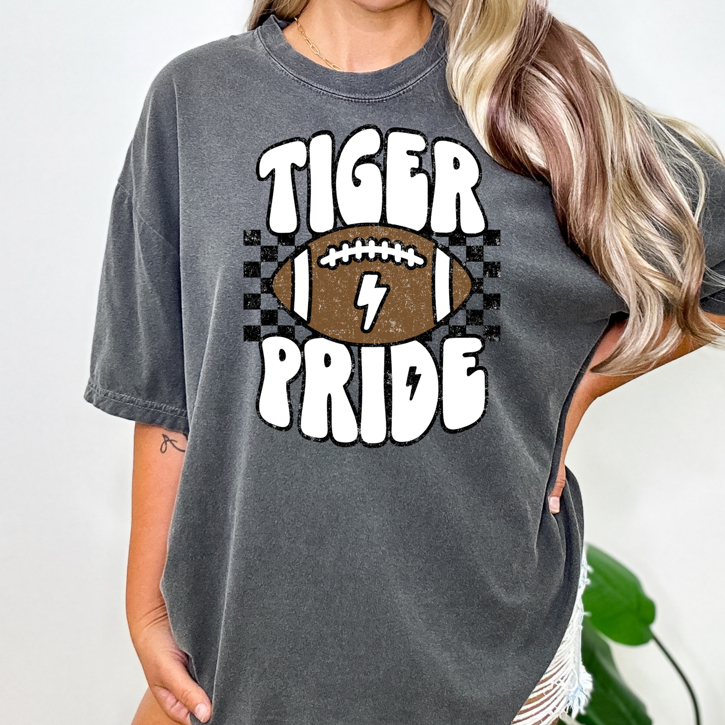 Tiger Pride Football Full Color DTF Transfer