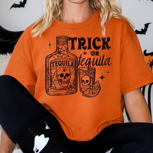 Trick Or Tequila Full Color DTF Transfer