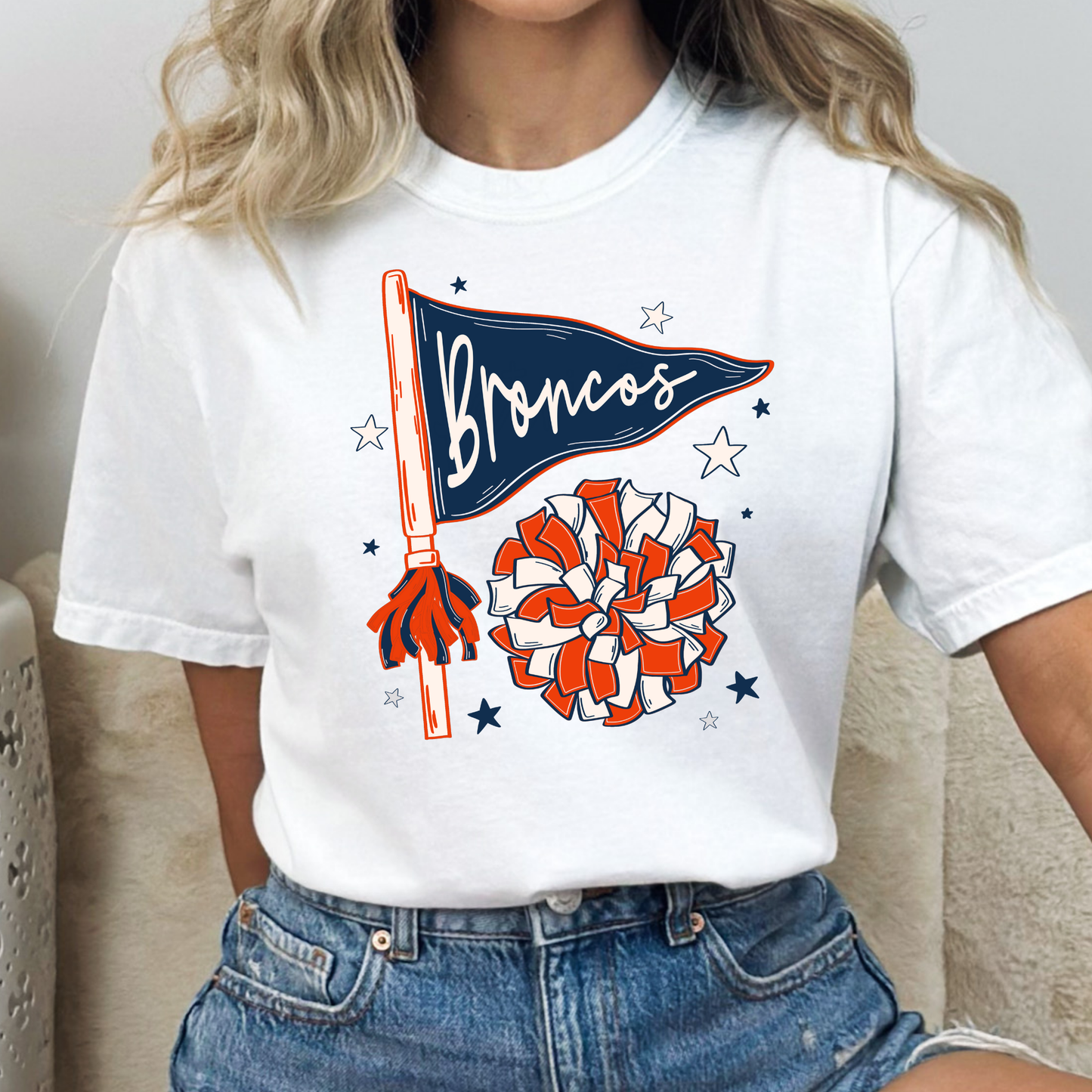 Team Flag/Pom (2026 Playoff Teams) Full Color DTF Transfers