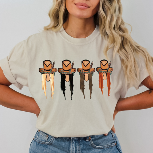 Western Heads Full Color DTF Transfer