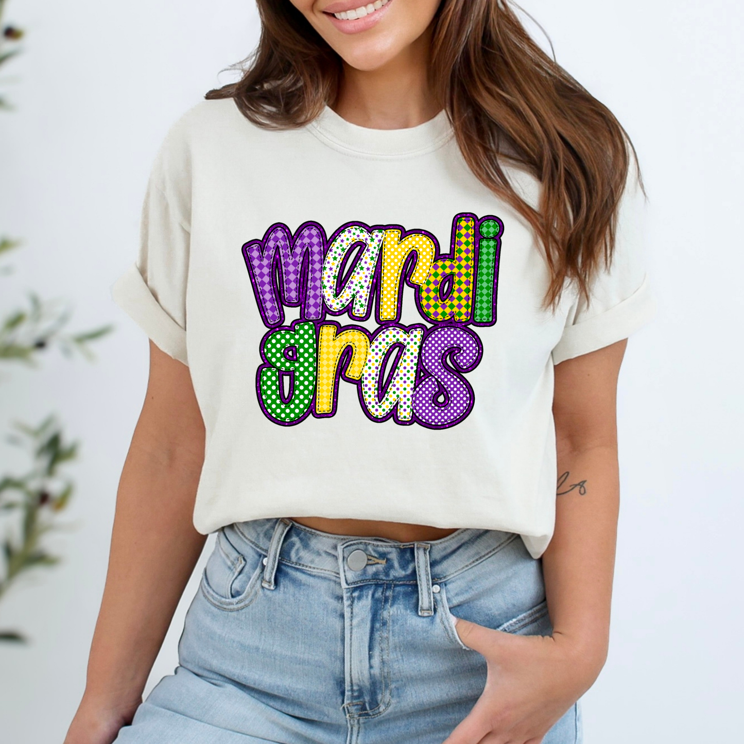 Mardi Gras Full Color DTF Transfer