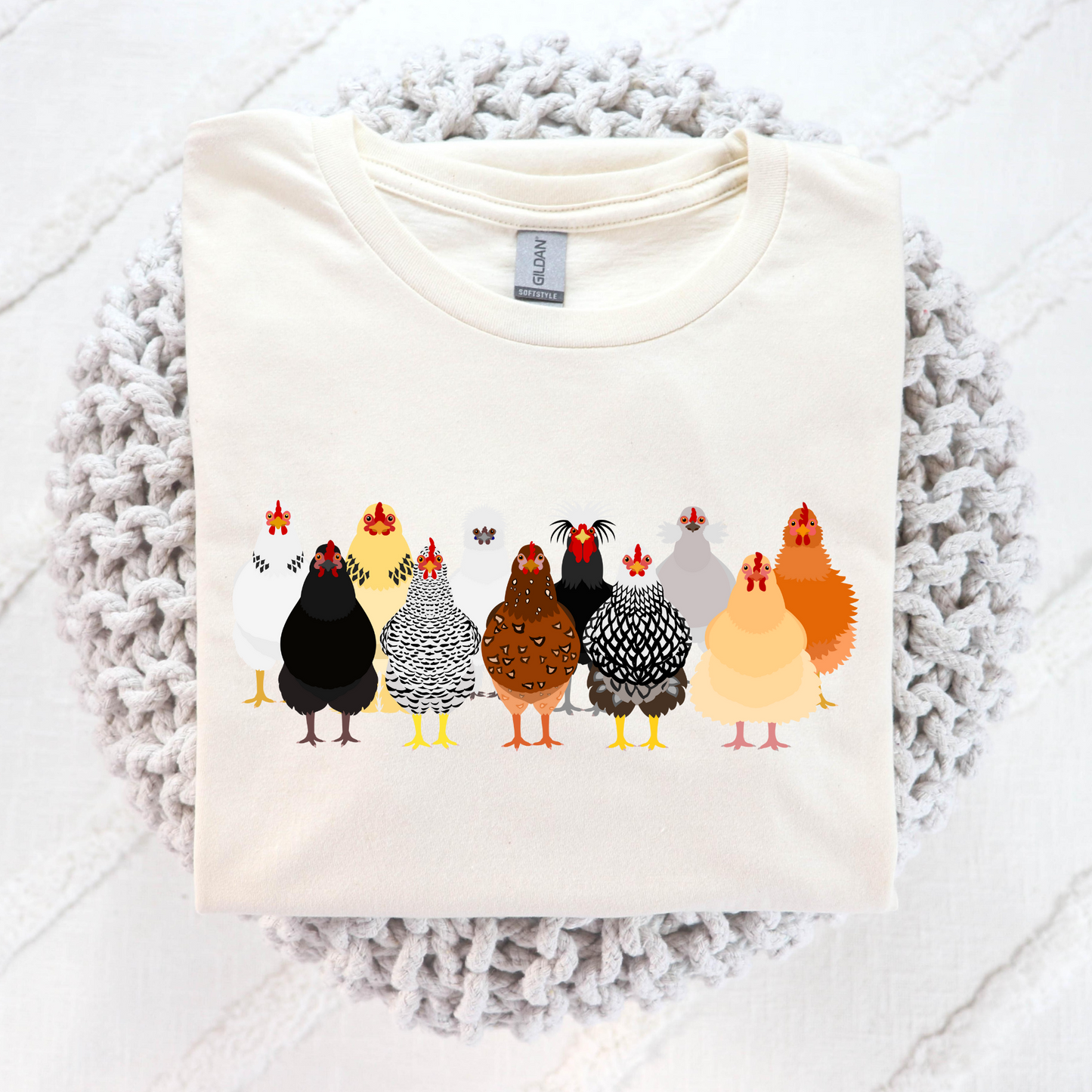 Chickens Full Color DTF Transfer