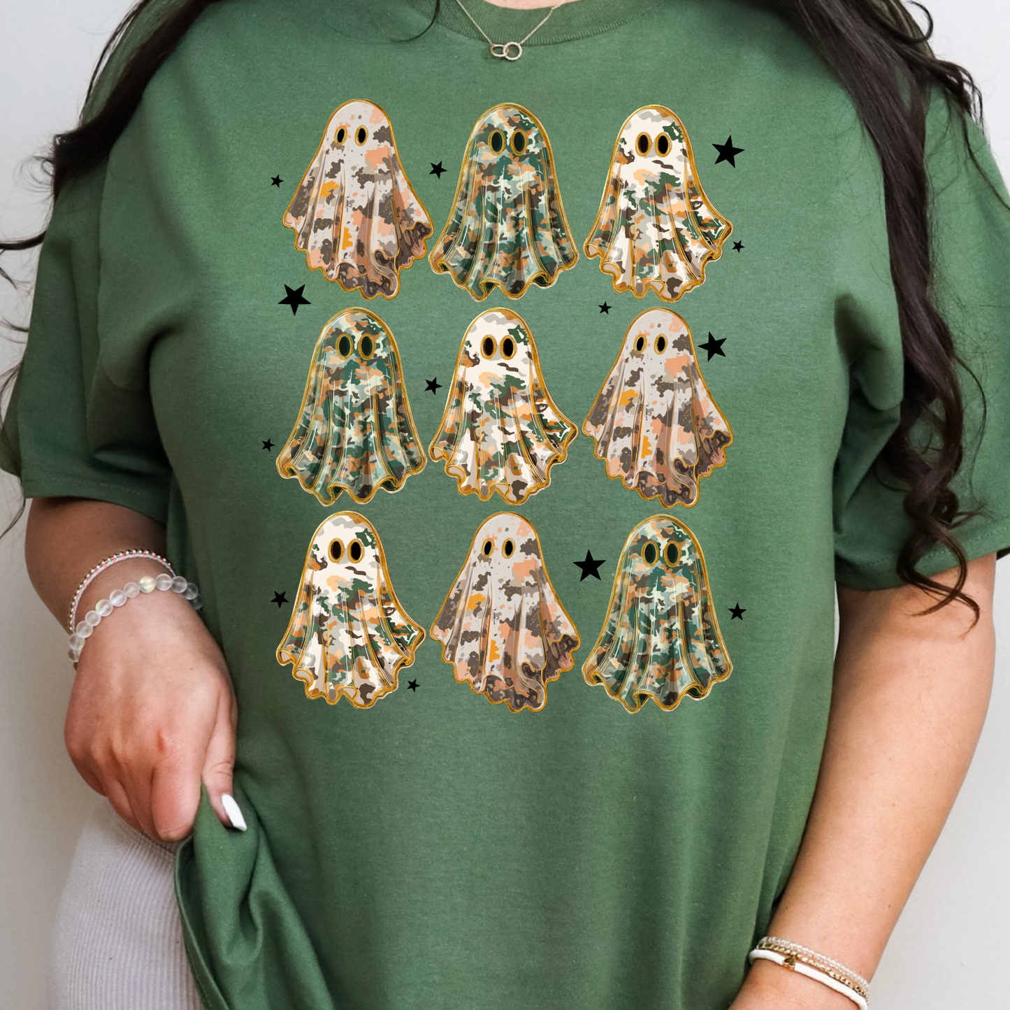 Camo Ghosts Full Color DTF Transfer