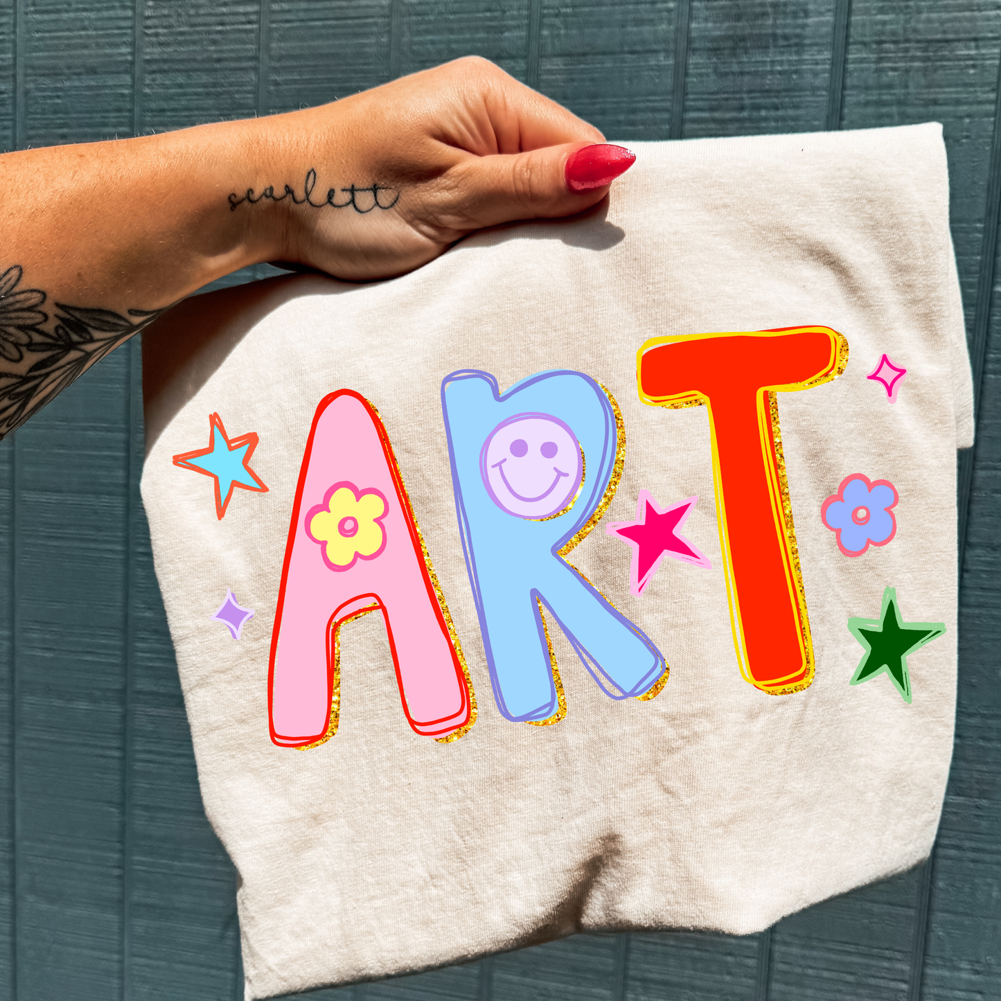 Art (Colorful) Full Color DTF Transfer