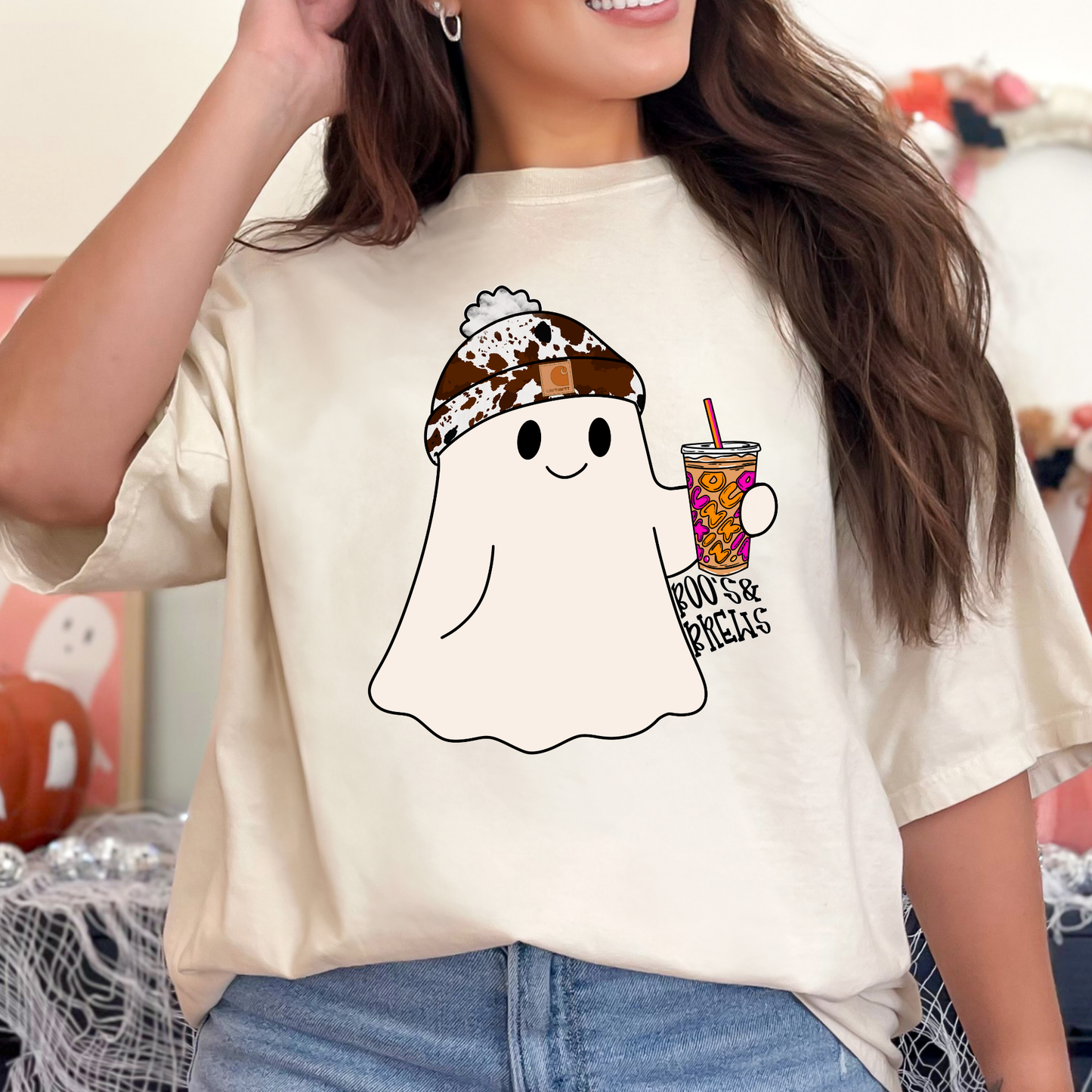 Boo's & Brews (Mutli Coffee Brands) Full Color DTF Transfer