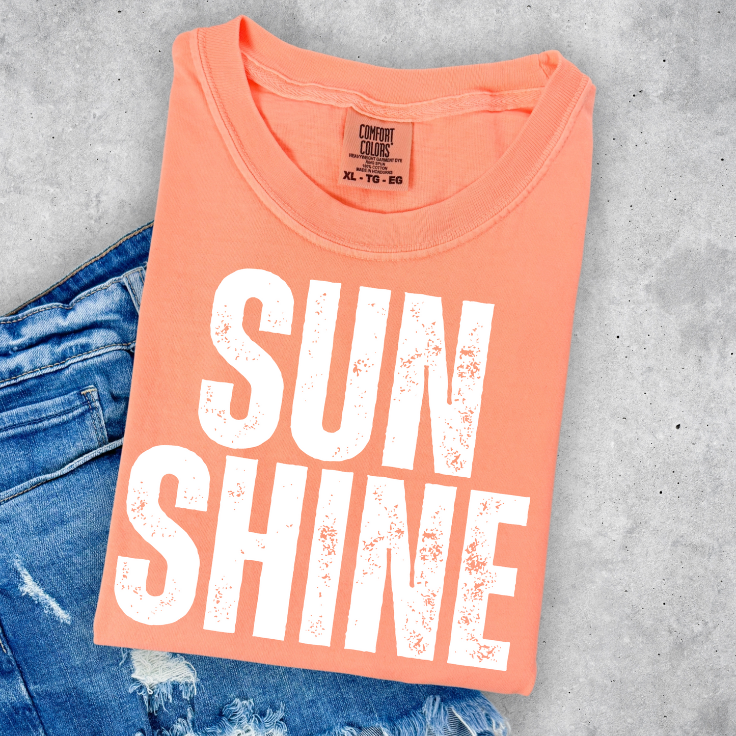 Sunshine (Distressed) Full Color DTF Transfer