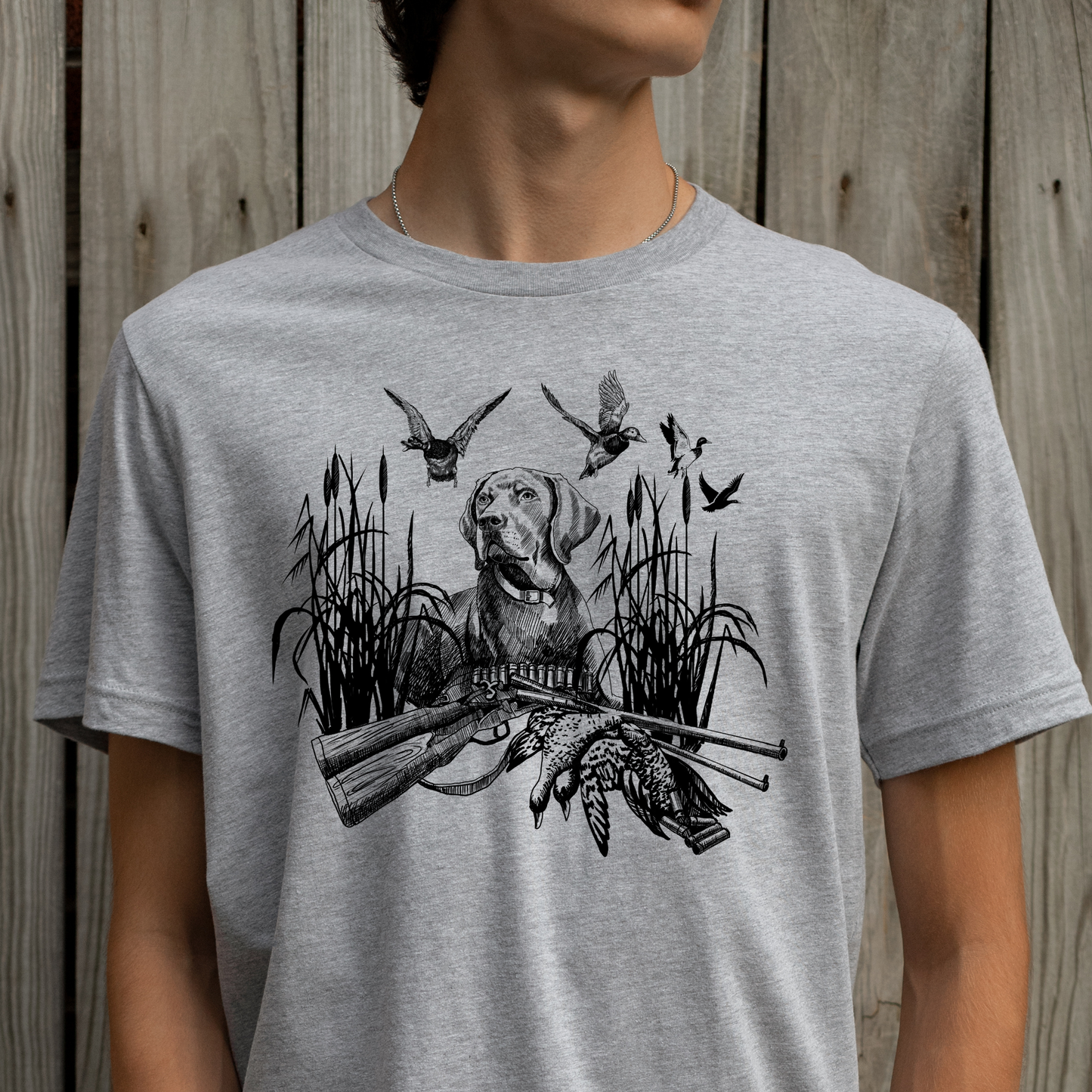 Bird Hunting Dog Full Color DTF Transfer