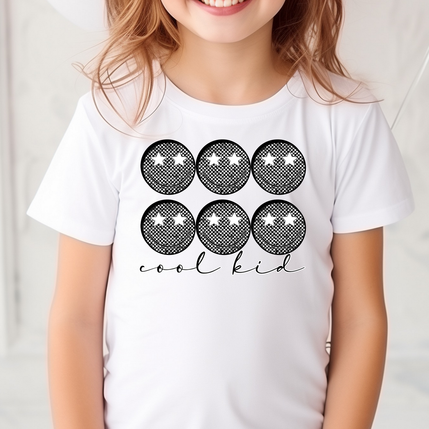 Cool Kid (Smiley Faces) Full Color DTF Transfer