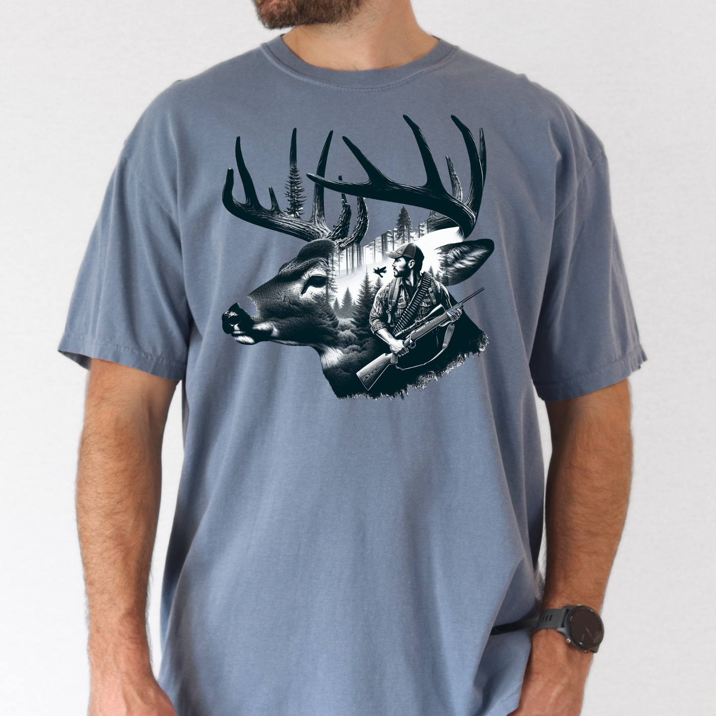 Deer Hunting Full Color DTF Transfer