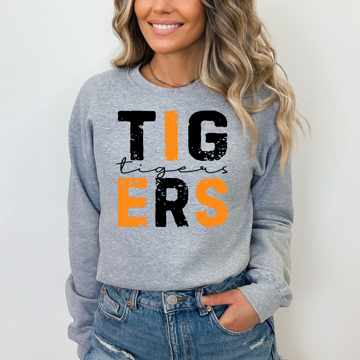 Tigers (Black & Orange) Full Color DTF Transfer