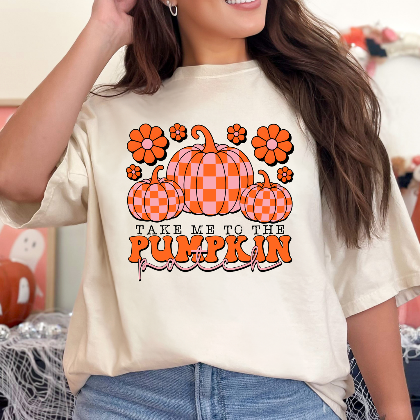 Take Me To The Pumpkin Patch Full Color DTF Transfer