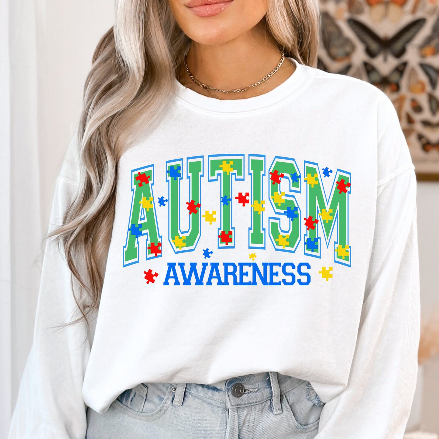 Autism Awareness Full Color DTF Transfer