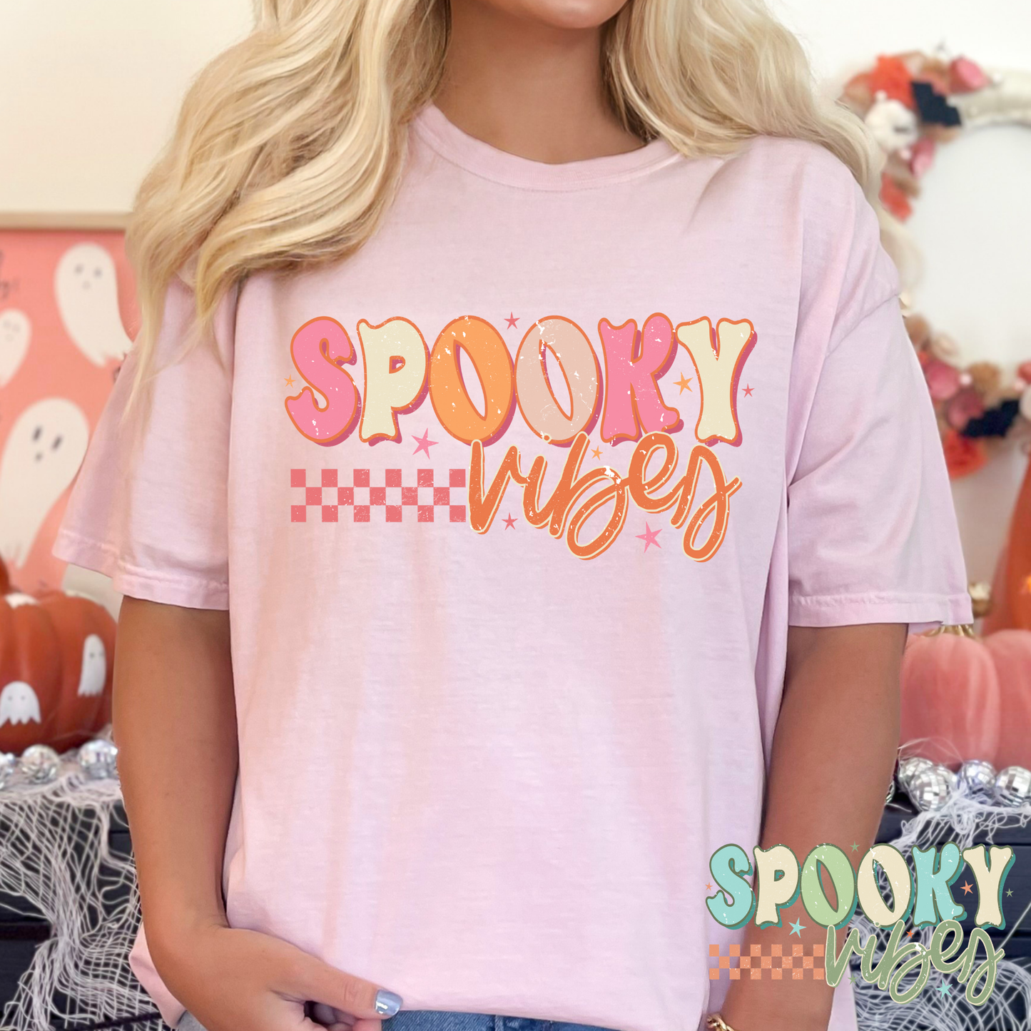 Spooky Vibes (MULTI COLOR OPTIONS) Full Color DTF Transfer