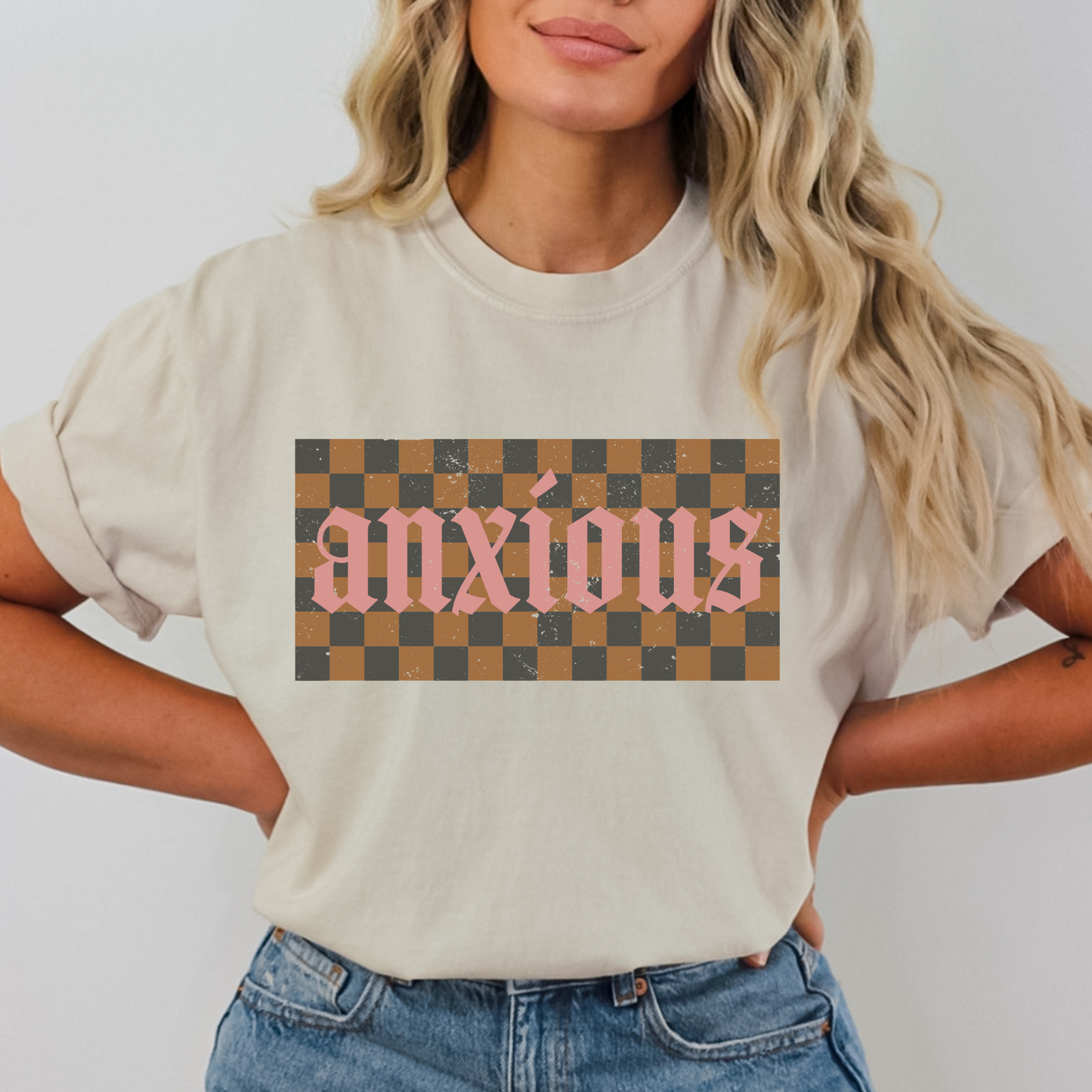 Anxious Full Color DTF Transfer