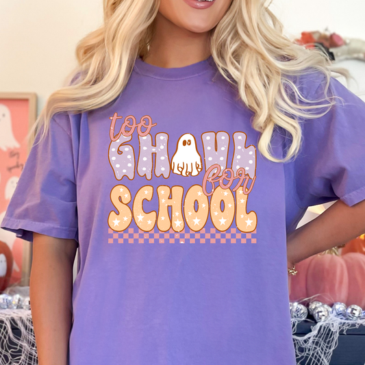 Too Ghoul For School (Color Version) Full Color DTF Transfer