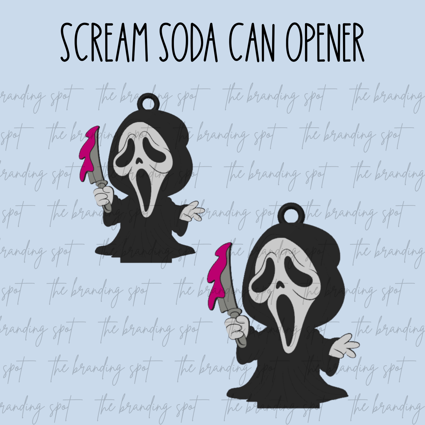 Scream Soda Can Tab Opener Keychain