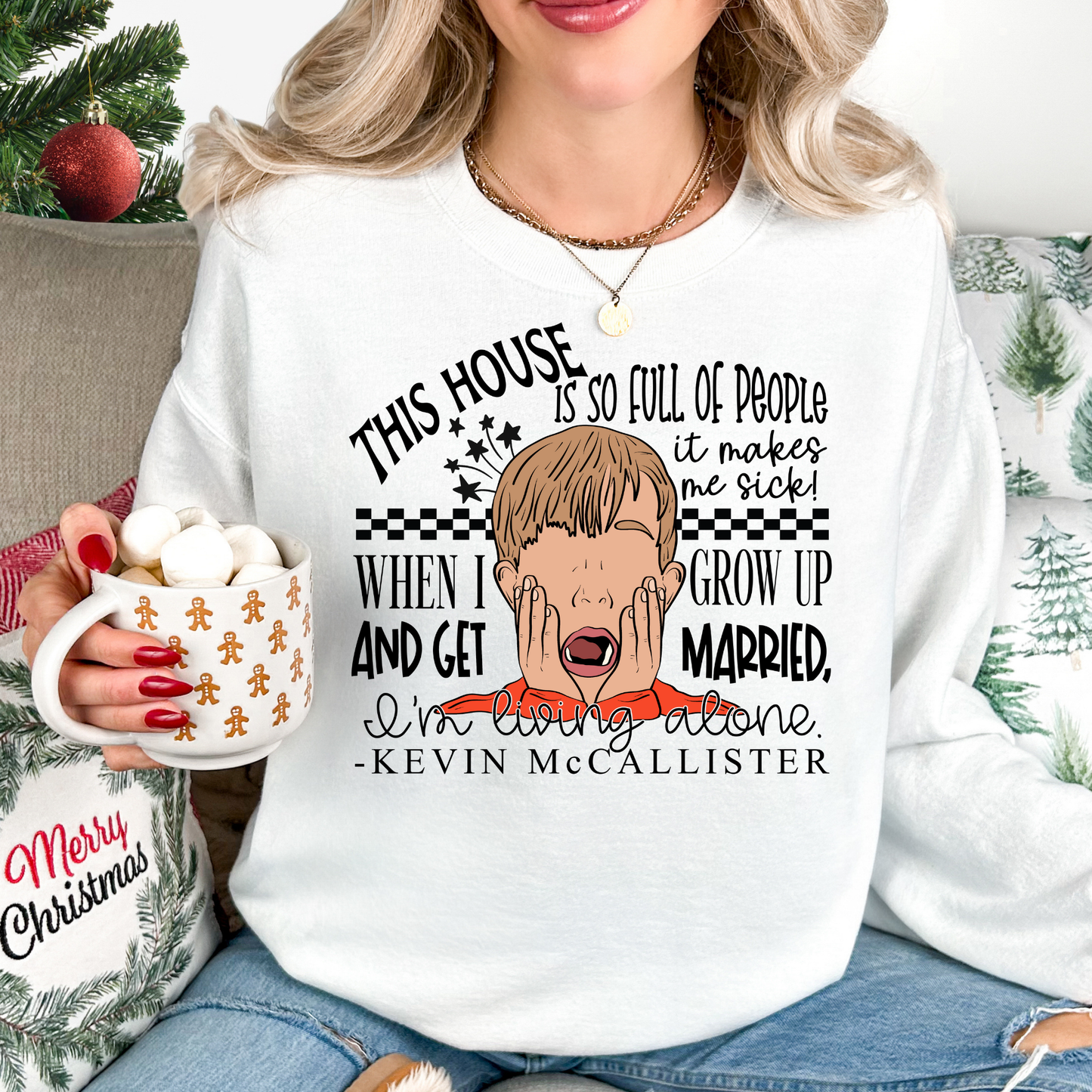 Home Alone Quote Full Color DTF Transfer