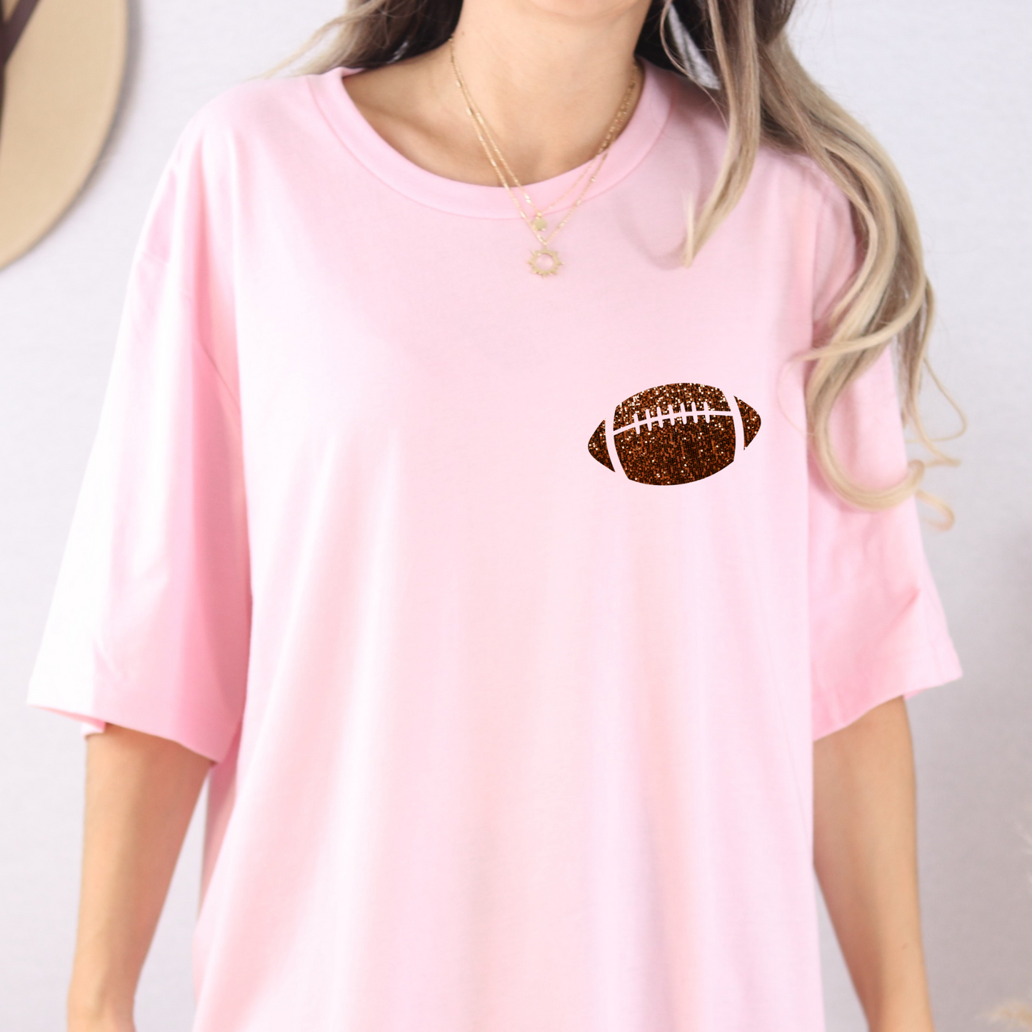 Team Halftime Im Hust Here For The Snacks (Faux Glitter) Full Color DTF Transfer