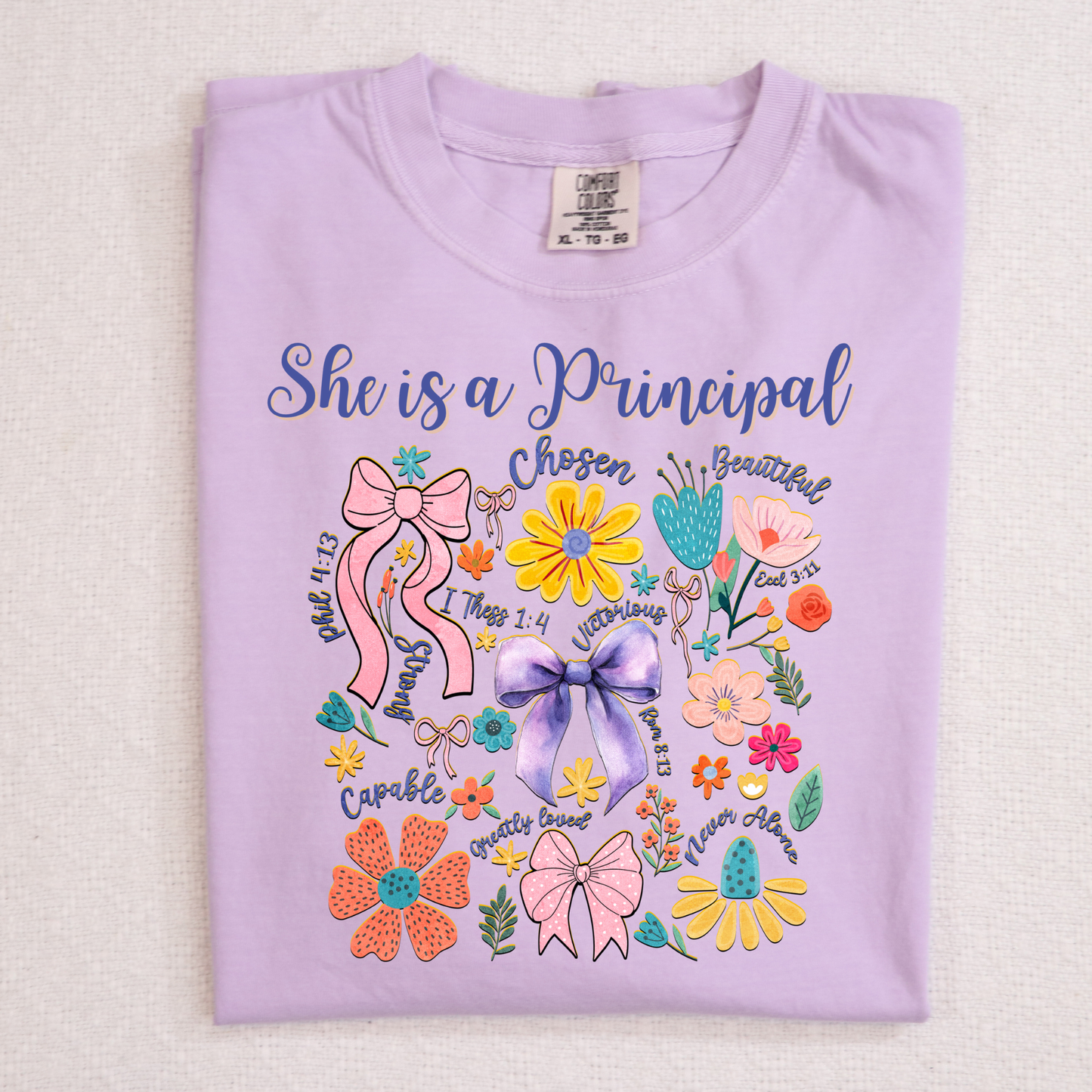 She Is a Principal Full Color DTF Transfer