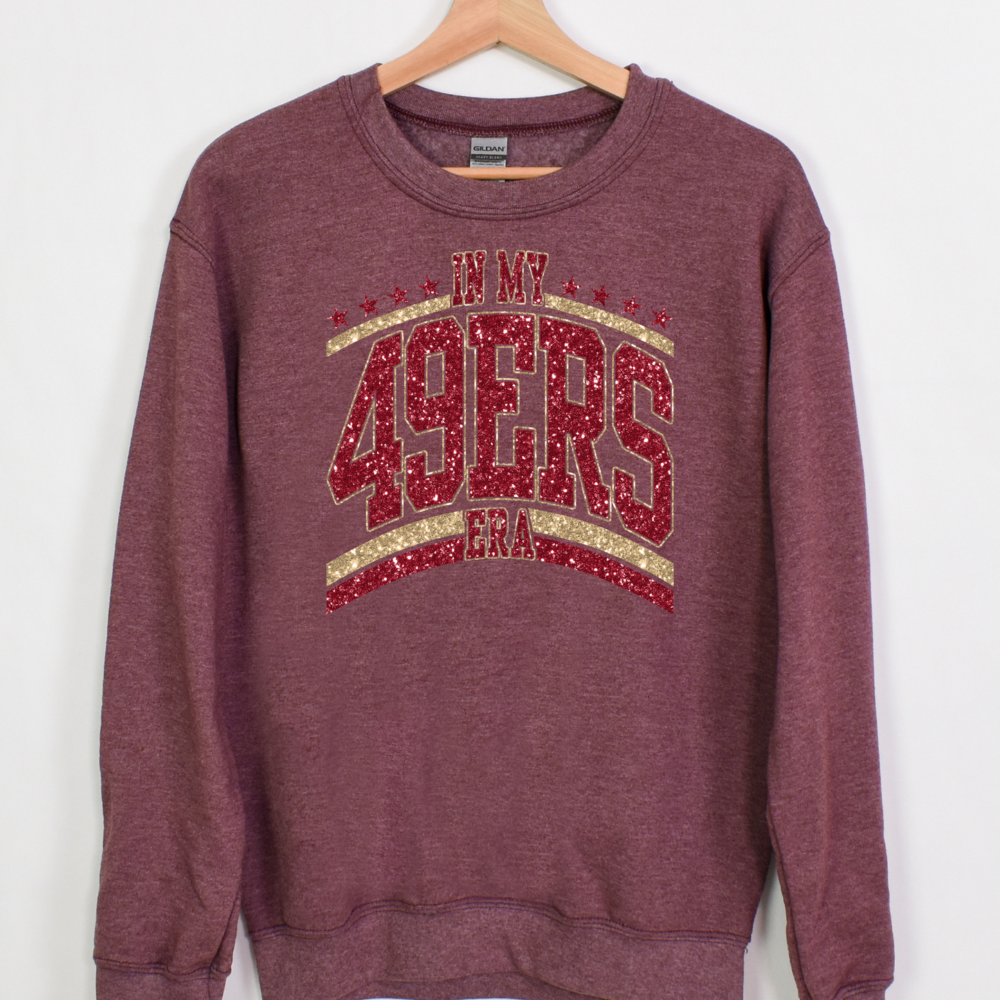 In My 49ers Era (Faux Glitter) Full Color DTF Transfer