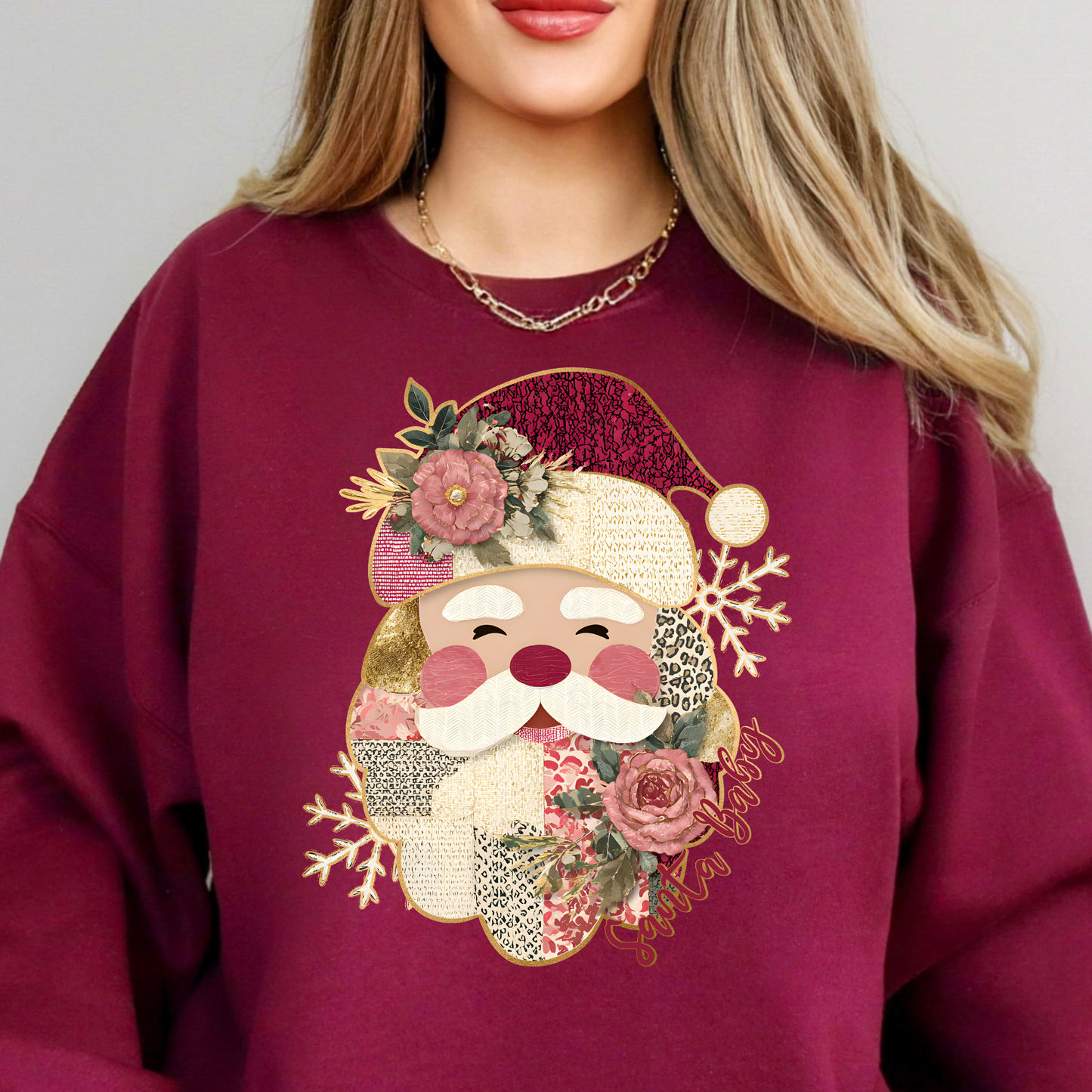 Santa Baby Full Color DTF Transfer