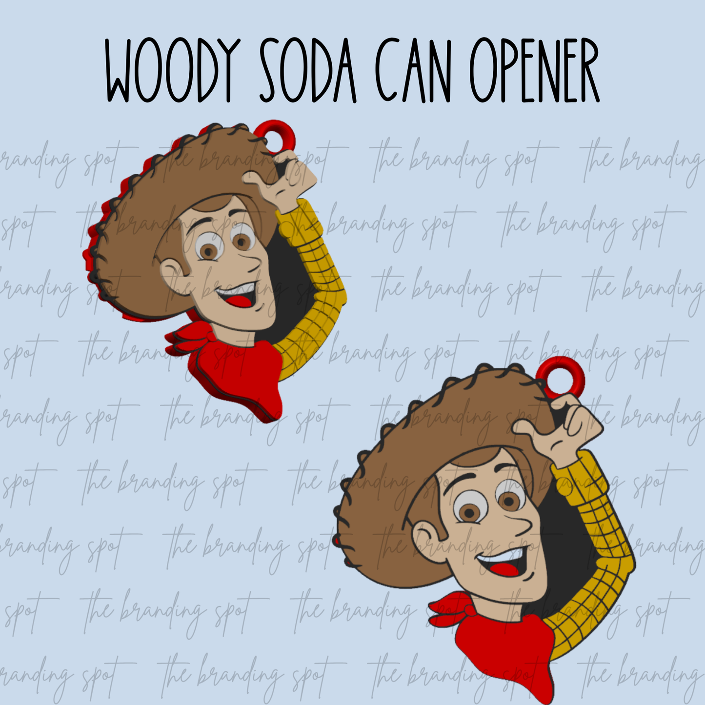 Woody Soda Can Tab Opener Keychain