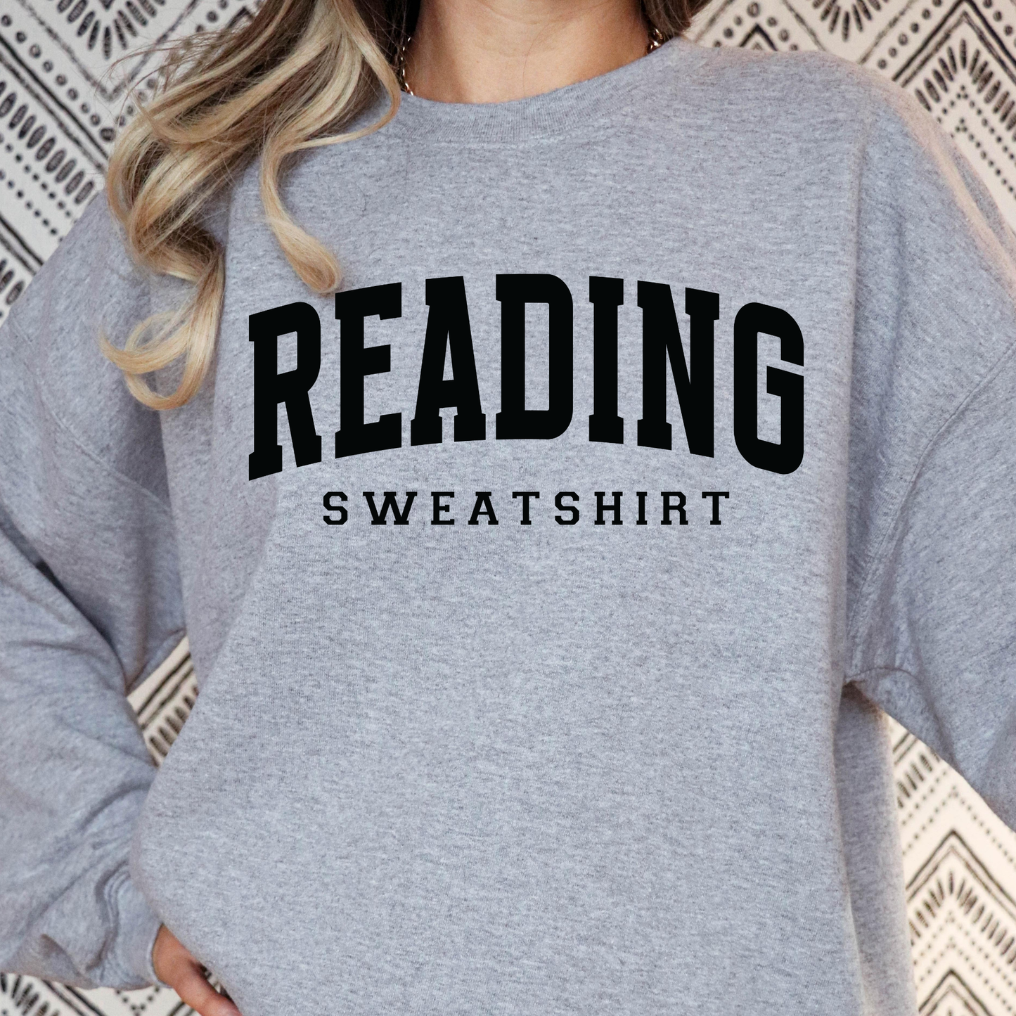 Reading Sweatshirt Full Color DTF Transfer